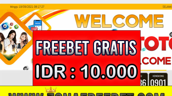 ElokToto Bonus Freebet Gratis Rp 10.000 Tanpa Deposit