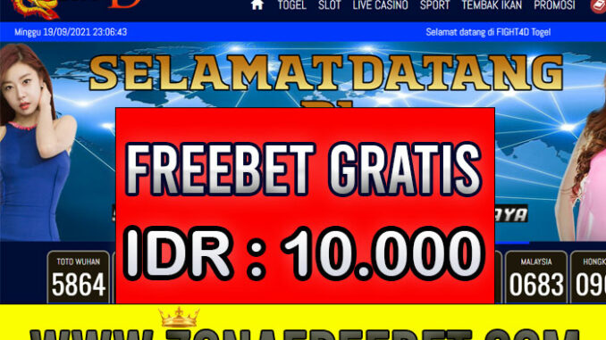 Fight4D Freebet Gratis Rp 10.000 Tanpa Deposit