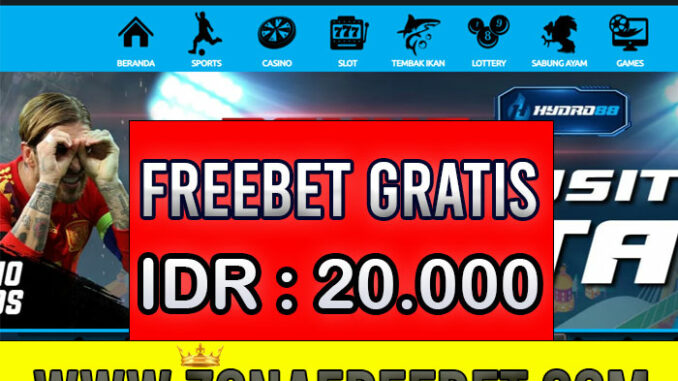 Hydro88 Freebet Gratis Rp 20.000 Tanpa Deposit Hydro88 Freebet Gratis Rp 20.000 Tanpa Deposit