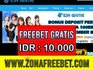 IDRGame Freebet Gratis Rp 10.000 Tanpa Deposit