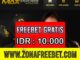 Maxpro88 Freebet Gratis Rp 10.000 Tanpa Deposit