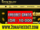 OTWSlot777 Freebet Gratis Rp 10.000 Tanpa Deposit