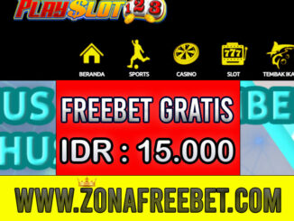 PlaySlot123 Freebet Gratis Rp 15.000 Tanpa Deposit