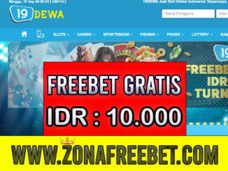 19DEWA Freebet Gratis Tanpa Deposit Rp 10.000