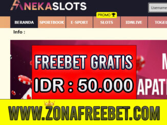 AnekaSlots Freebet Gratis Rp 50.000 Tanpa Deposit