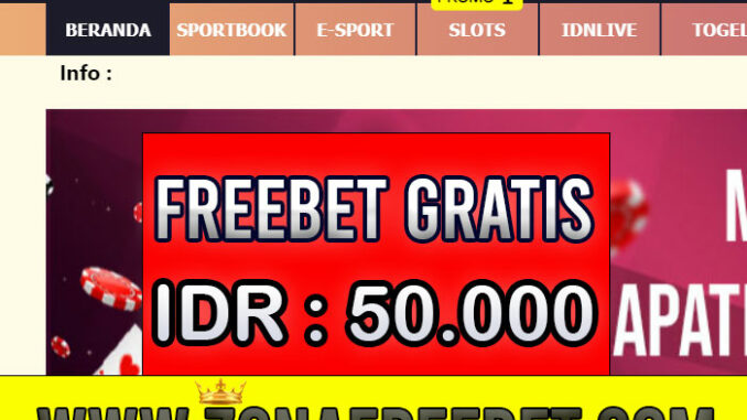 AnekaSlots Freebet Gratis Rp 50.000 Tanpa Deposit