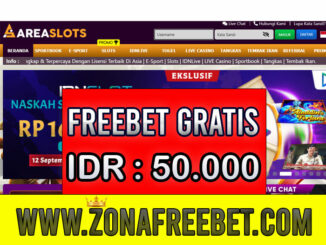 AreaSlots Freebet Gratis Rp 50.000 Tanpa Deposit
