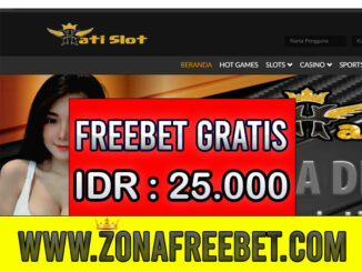 HatiSlot Freebet Gratis Rp 10.000 Tanpa Deposit
