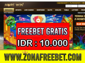 HoreWin Freebet Gratis Rp 10.000 Tanpa Deposit