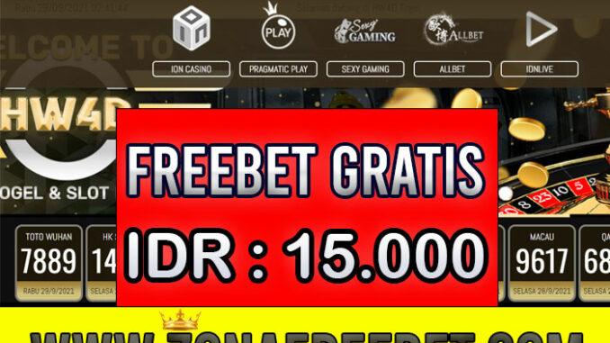 HW4D Freebet Gratis Rp 15.000 Tanpa Deposit HW4D Freebet Gratis Rp 15.000 Tanpa Deposit
