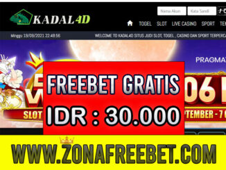 Kadal4D Freebet Gratis Rp 30.000 Tanpa Deposit