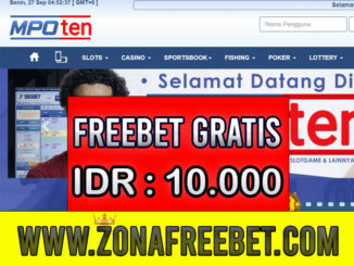 MpoTen Freebet Terbaru Rp 10.000 Tanpa Deposit