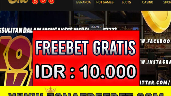 Oke777 Freebet Gratis Rp 10.000 Tanpa Deposit
