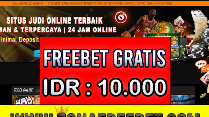 Sulebet Freebet Gratis Rp 10.000 Tanpa Deposit Sulebet Freebet Gratis Rp 10.000 Tanpa Deposit