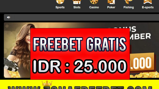 BigDewa Freebet Gratis Rp 25.000 Tanpa Deposit BigDewa Freebet Gratis Rp 25.000 Tanpa Deposit