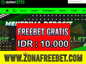 Gopay365 Freebet Gratis Rp 10.000 Tanpa Deposit