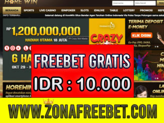 HoreWin Freebet Gratis Rp 10.000 Tanpa Deposit
