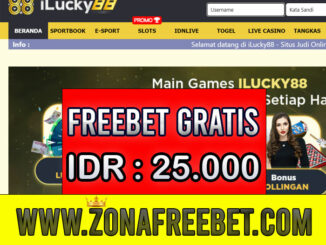 ILucky88 Freebet Gratis Rp 25.000 Tanpa Deposit