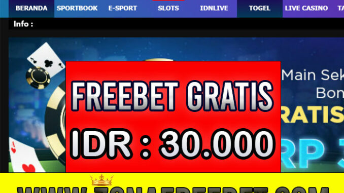 Klik99 Freebet Gratis Rp 30.000 Tanpa Deposit