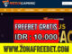 NesiaGaming Freebet Gratis Rp 10.000 Tanpa Deposit