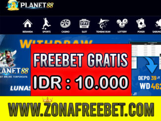 Planet88 Freebet Gratis Rp 10.000 Tanpa Deposit