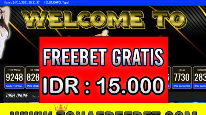 SlotJempol Freebet Gratis Rp 15.000 Tanpa Deposit