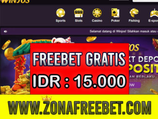 WinJos Freebet Gratis Rp 15.000 Tanpa Deposit