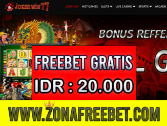 JokerWin77 Freebet Gratis Rp 20.000 Tanpa Deposit