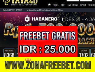 TATA4D Freebet Gratis Rp 20.000 Tanpa Deposit
