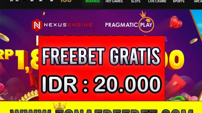 HappyBet188 Freebet Gratis Rp 20.000 Tanpa Deposit HappyBet188 Freebet Gratis Rp 20.000 Tanpa Deposit