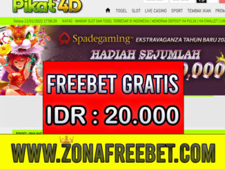Pikat4D Freebet Gratis Rp 20.000 Tanpa Deposit