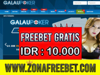 GalauPoker Freebet Gratis Rp 10.000 Tanpa Deposit