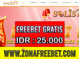 SOLIS77 Freebet Gratis Rp 25.000 Tanpa Deposit